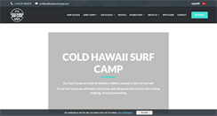 Desktop Screenshot of coldhawaiisurfcamp.com